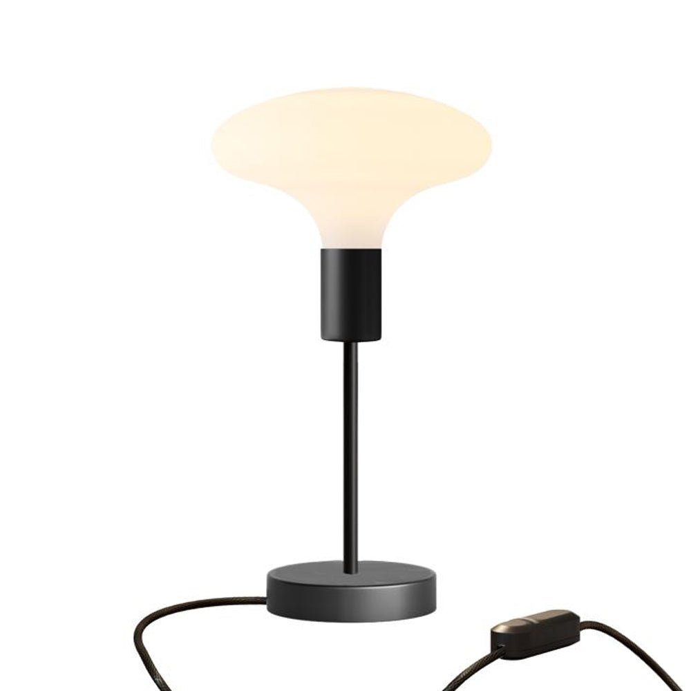 Lampada da tavolo Alzaluce Idra in metallo - Nero Dimmer
