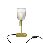 Lampada da tavolo Alzaluce Tiche in metallo - Ottone Interruttore