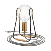 Lampada da tavolo Taché Metal - Nero e Bianco
