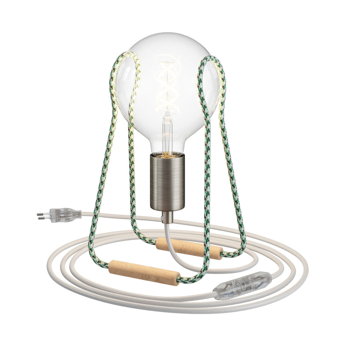Lampada da tavolo Taché Metal - Puzzle Verde