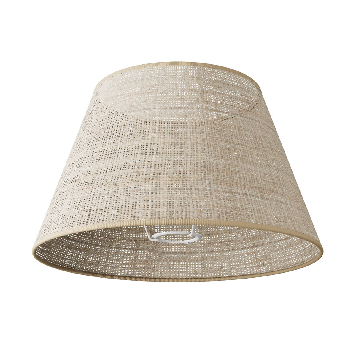 Lampada da terra MAG-Y con base metallica tonda e paralume Impero M - Bronzo satinato