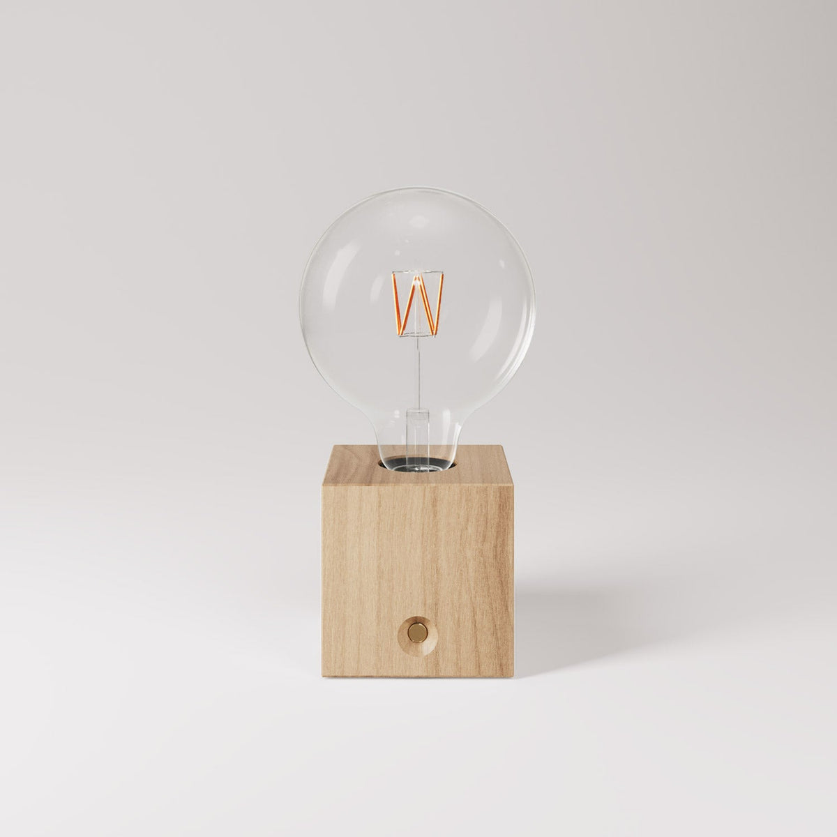 Lampada portatile ricaricabile Cabless03 con lampadina globo G125 - Neutro