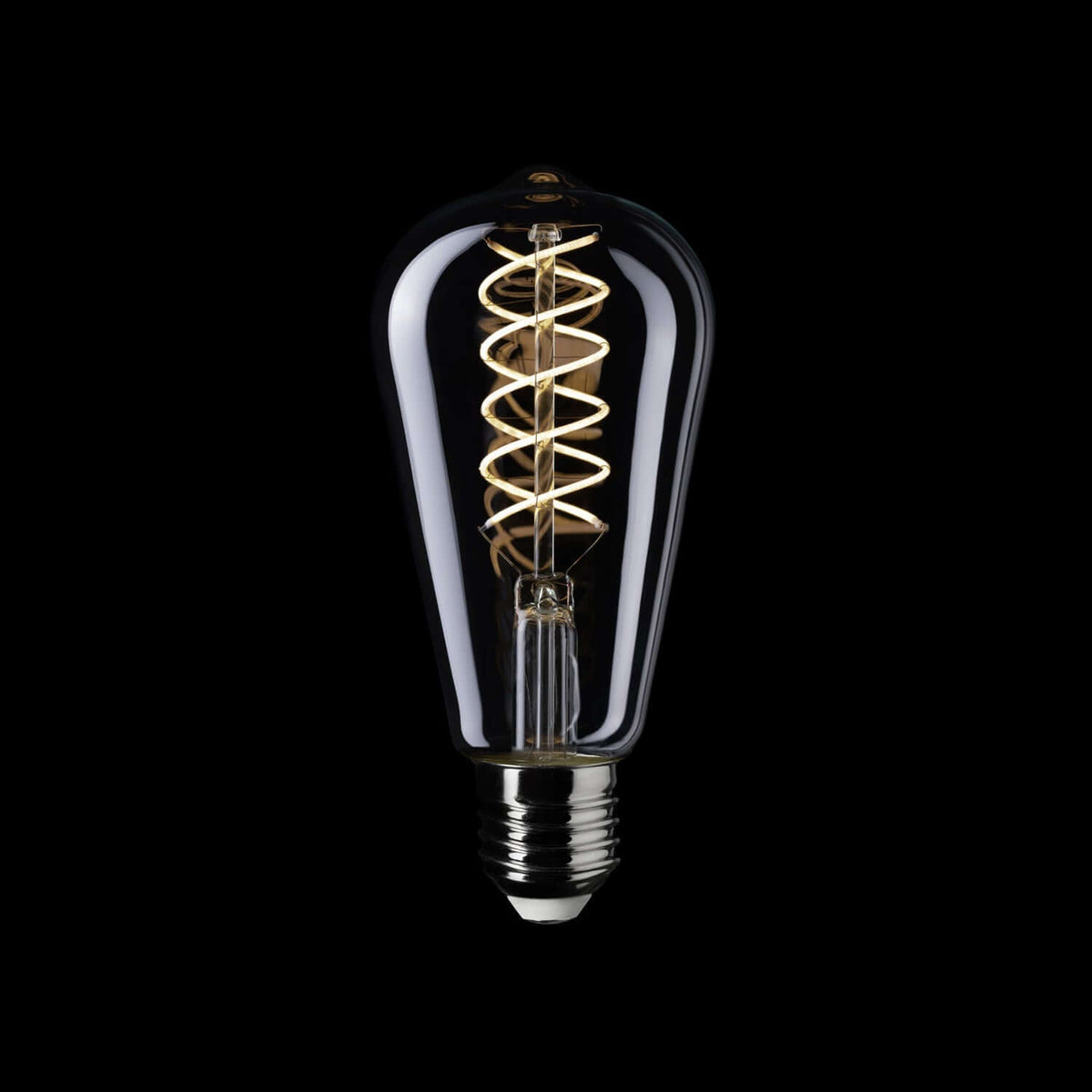 Lampadina LED Filamento Bianco Edison ST64 5,9W 500Lm E27 2700K Dimmerabile - W02