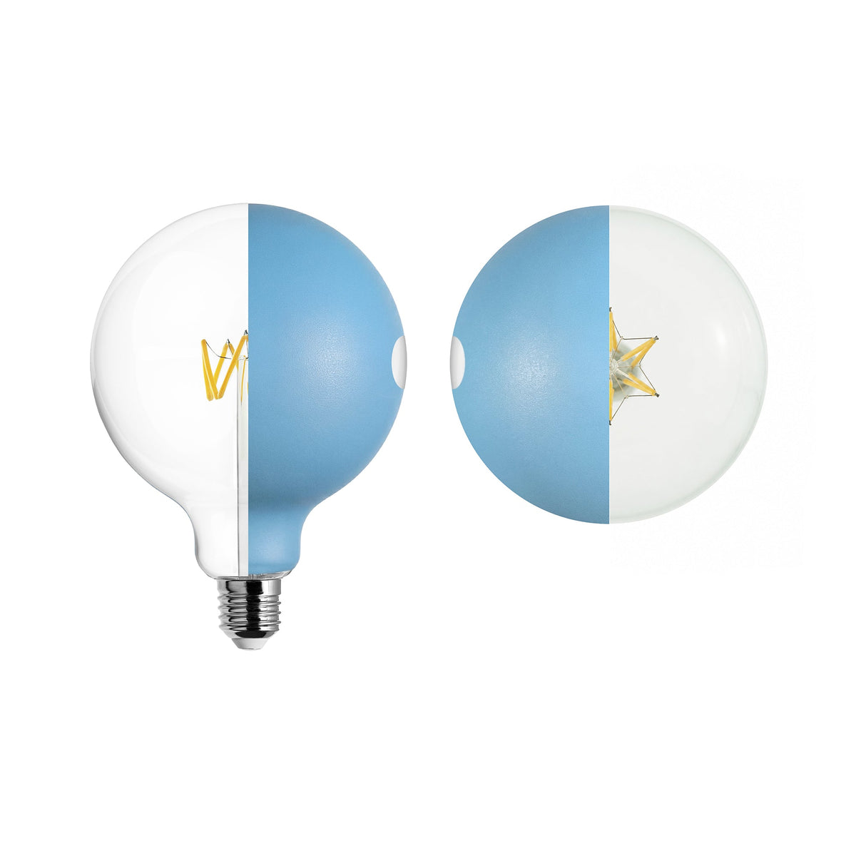 Lampadina LED Talia G125 4,8W 806Lm E27 2700K Dimmerabile - Blu
