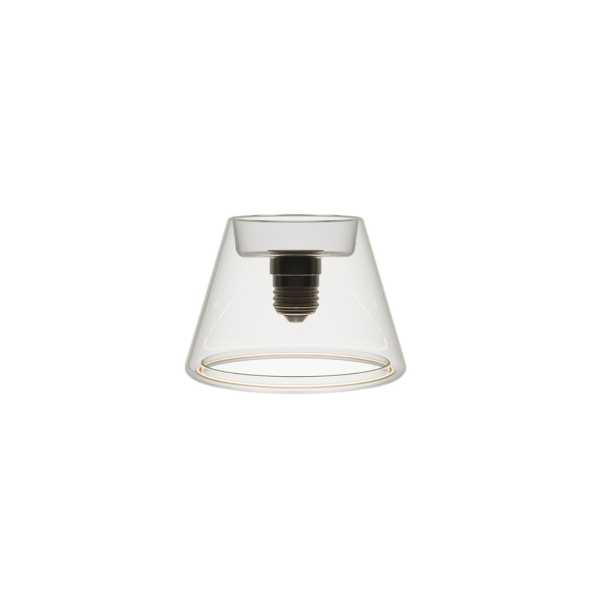 Lampadina LED Trasparente Ghost Line CRI 90 Mini Cone 6W 500Lm E27 2200K Dimmerabile - G07