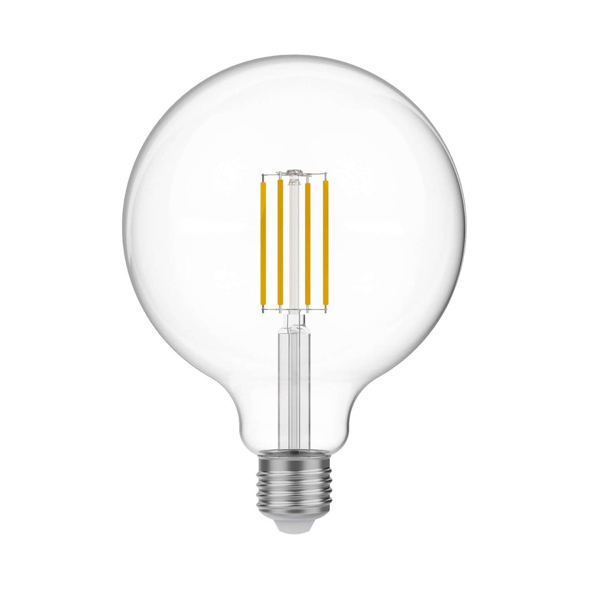 Lampadina LED Trasparente Globo G125 7W 806Lm E27 3500K Dimmerabile - N04