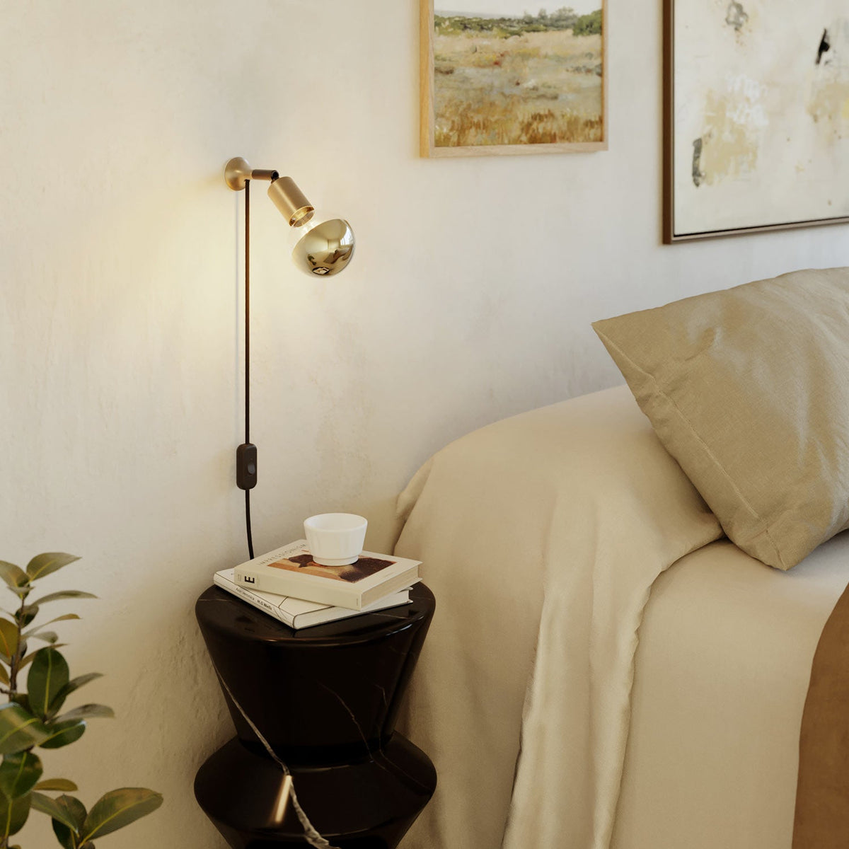 MAG-Y, kit supporto magnetico per lampada - Bronzo satinato