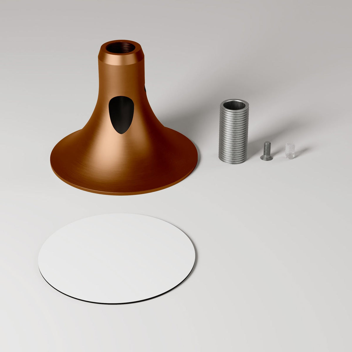 MAG-Y, kit supporto magnetico per lampada - Rame satinato