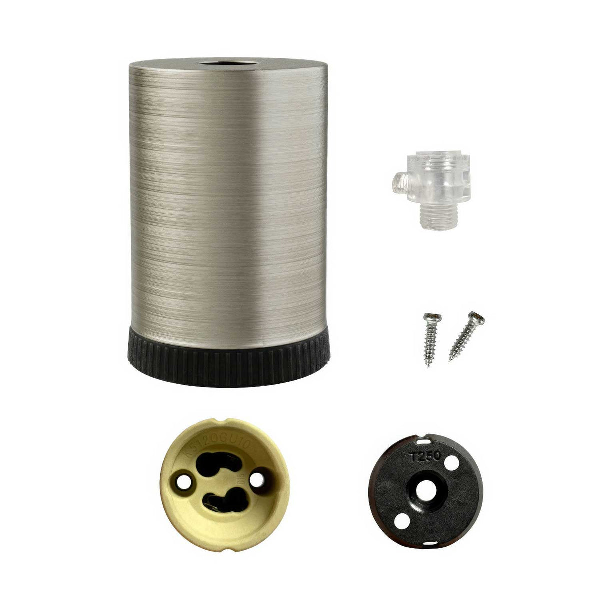 Mini faretto Spotlight LED GU1d0 - Titanio satinato