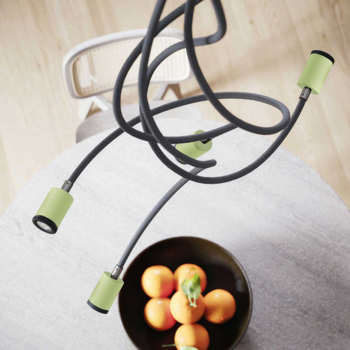 Mini faretto Spotlight LED GU1d0 - Verde prato