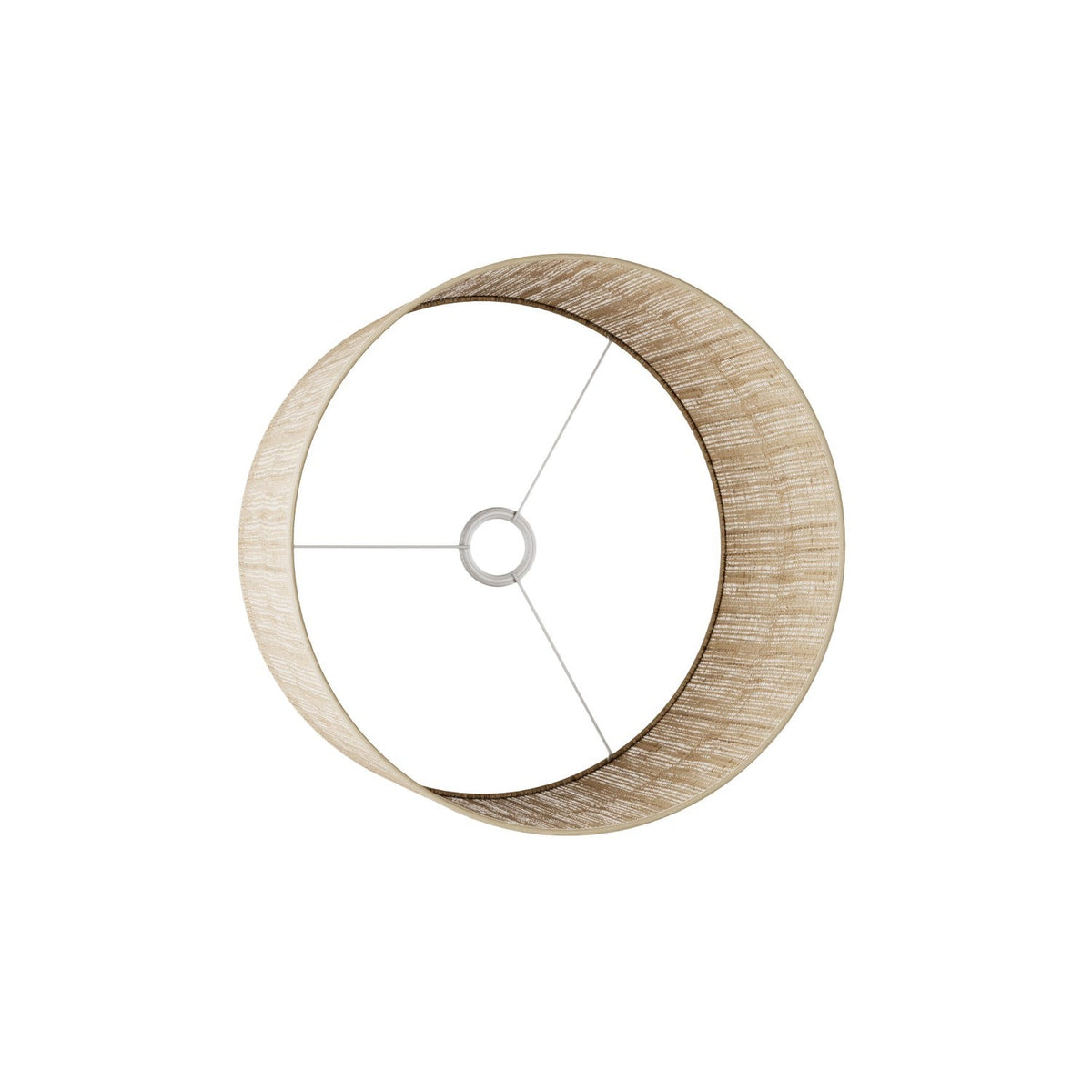 Paralume Cilindro L in tessuto con attacco E27 - Made in Italy - Raphia