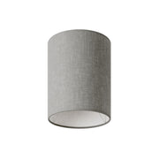 Paralume Cilindro S in tessuto con attacco E27 - Made in Italy - Camelot Grigio
