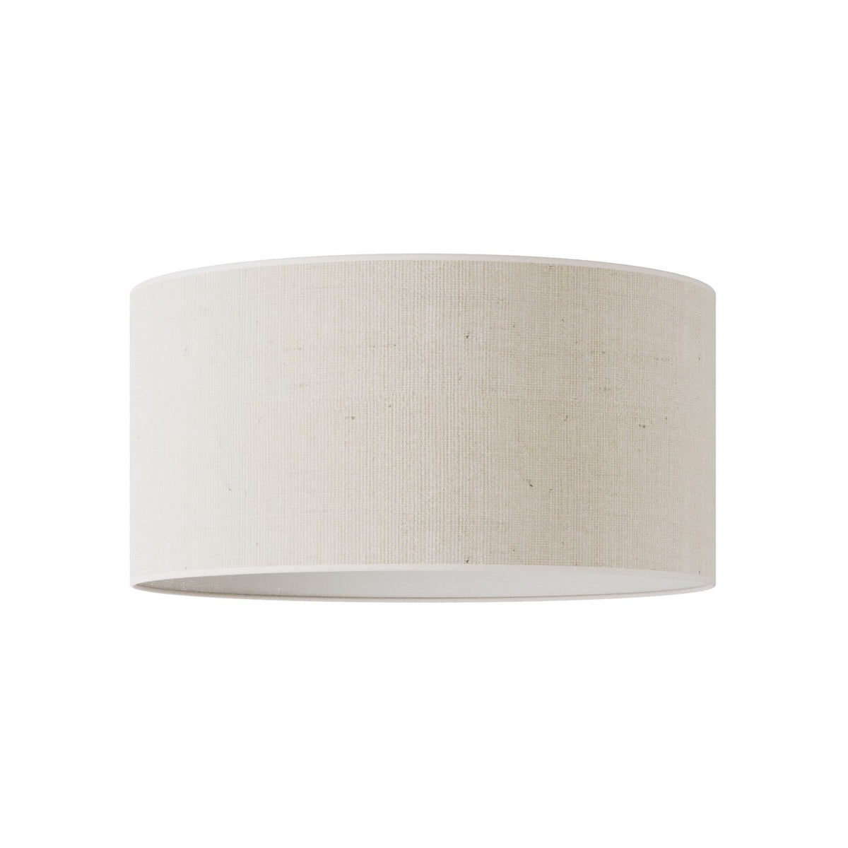 Paralume Cilindro XL in tessuto con attacco E27 - Made in Italy - Juta Chiara