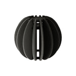 Paralume ellittico LAMPSHHADE in materiale fonoassorbente - Nero melange