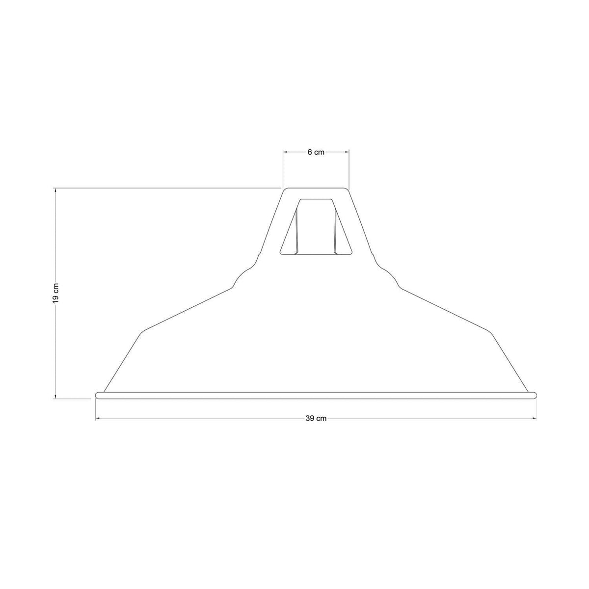 Paralume Harbour in metallo smaltato con attacco E27, diametro 38 cm - Verde