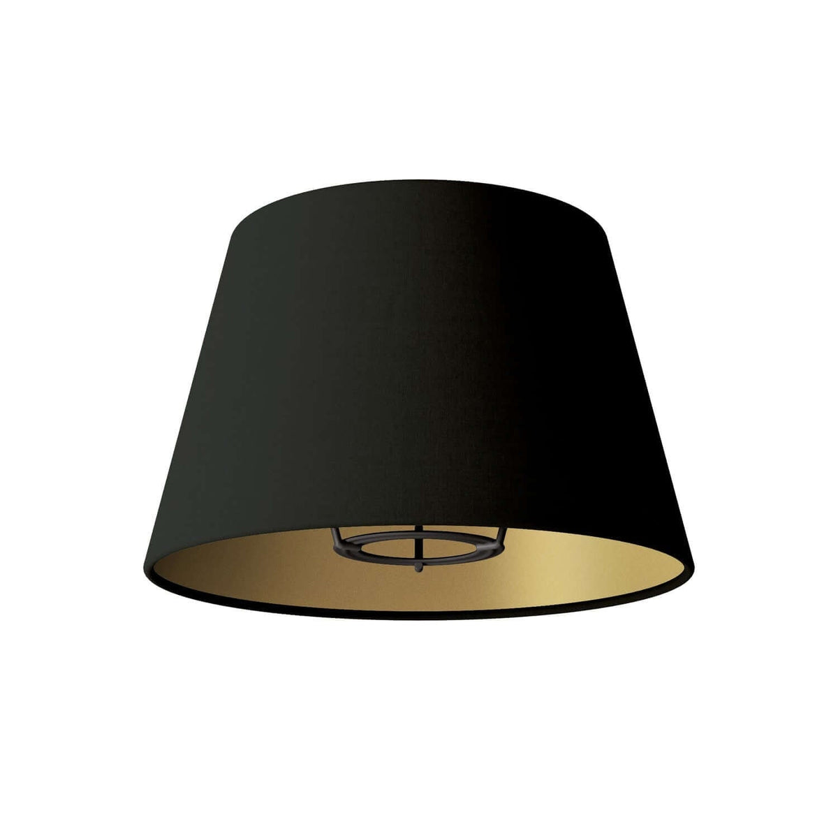 Paralume Impero con attacco E27 per lampada da tavolo o applique - Made in Italy - Cinette nero