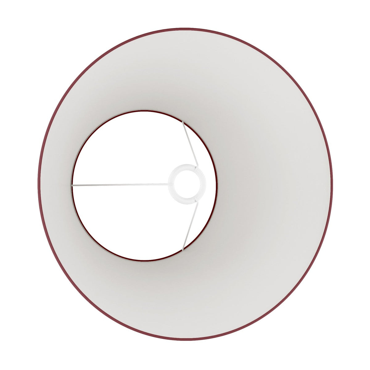 Paralume Impero L per lampada da tavolo o applique con attacco E27 - Made in Italy - Arenal Bordeaux