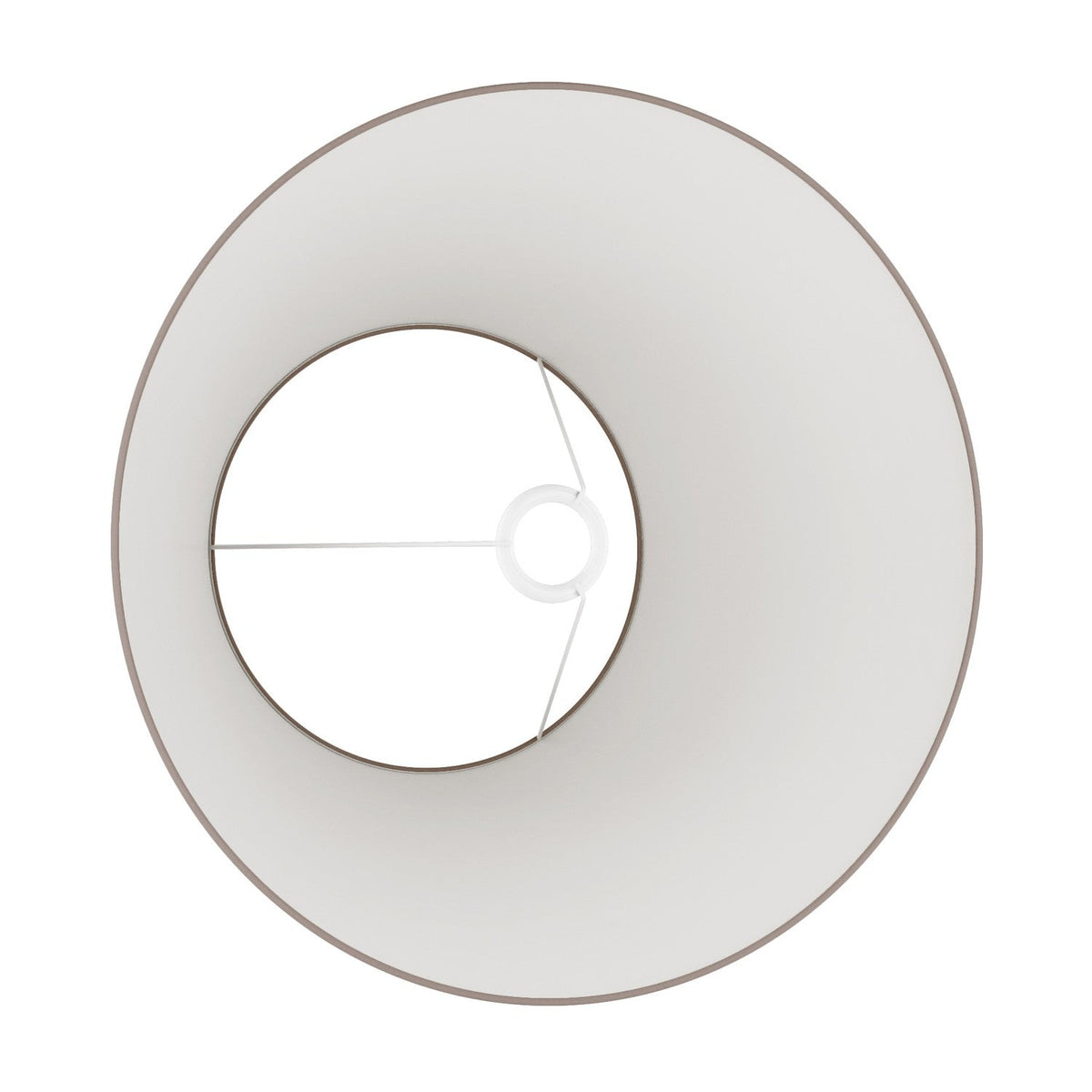Paralume Impero L per lampada da tavolo o applique con attacco E27 - Made in Italy - Arenal Cenere