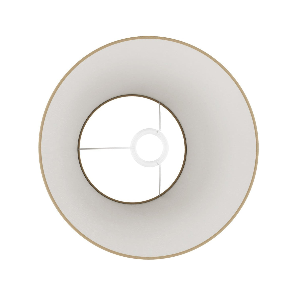 Paralume Impero M in tessuto per lampada da tavolo o applique con attacco E27 - Made in Italy - Juta naturale