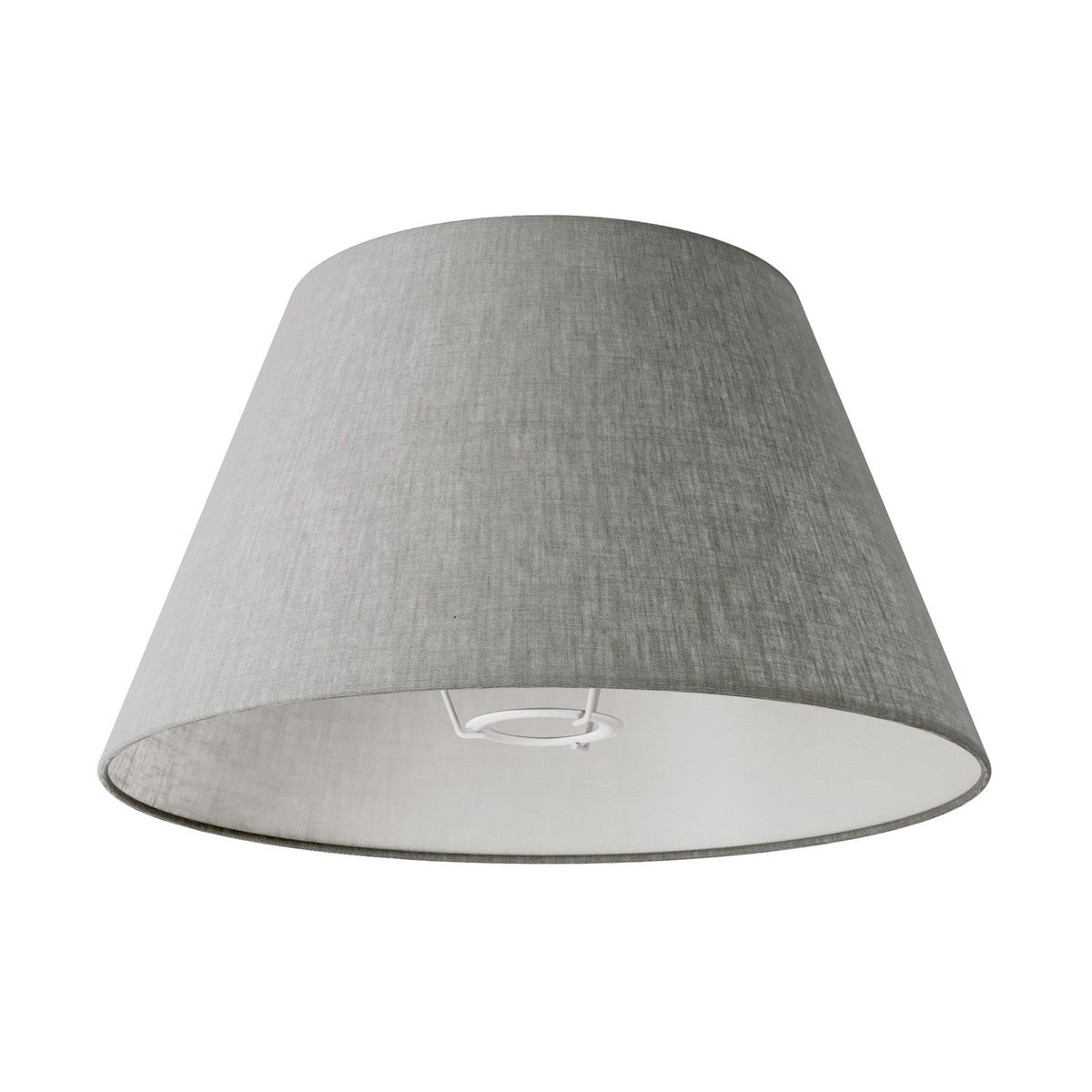 Paralume Impero M in tessuto per lampada da terra con attacco E27 - Made in Italy - Camelot Grigio