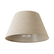 Paralume Impero M in tessuto per lampada da terra con attacco E27 - Made in Italy - Lana Beige