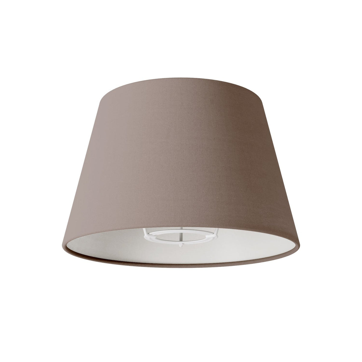 Paralume Impero S con attacco E27 per lampada da tavolo o applique - Made in Italy - Arenal Cenere
