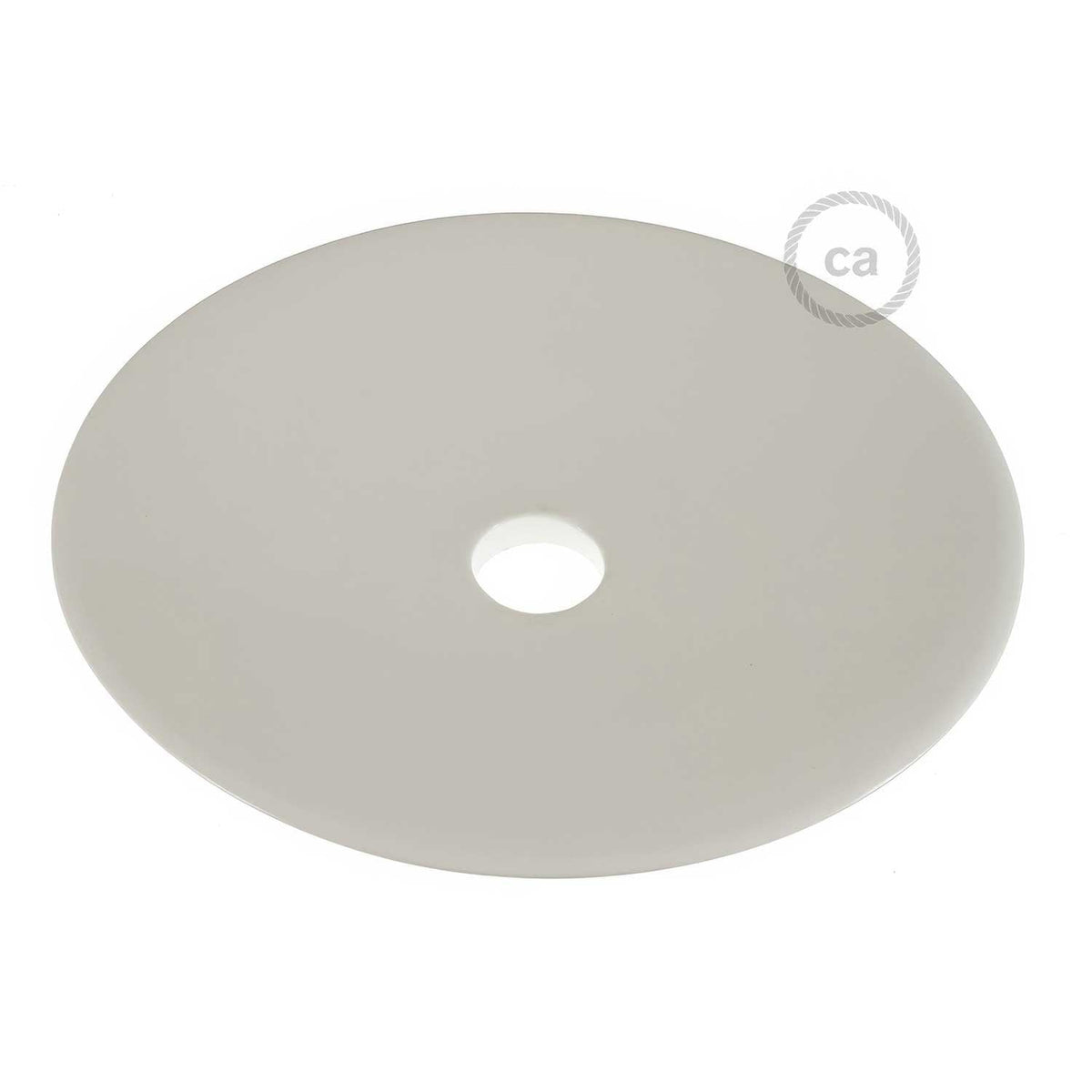 Paralume Piatto in ceramica per sospensione - Made in Italy - Effetto cemento