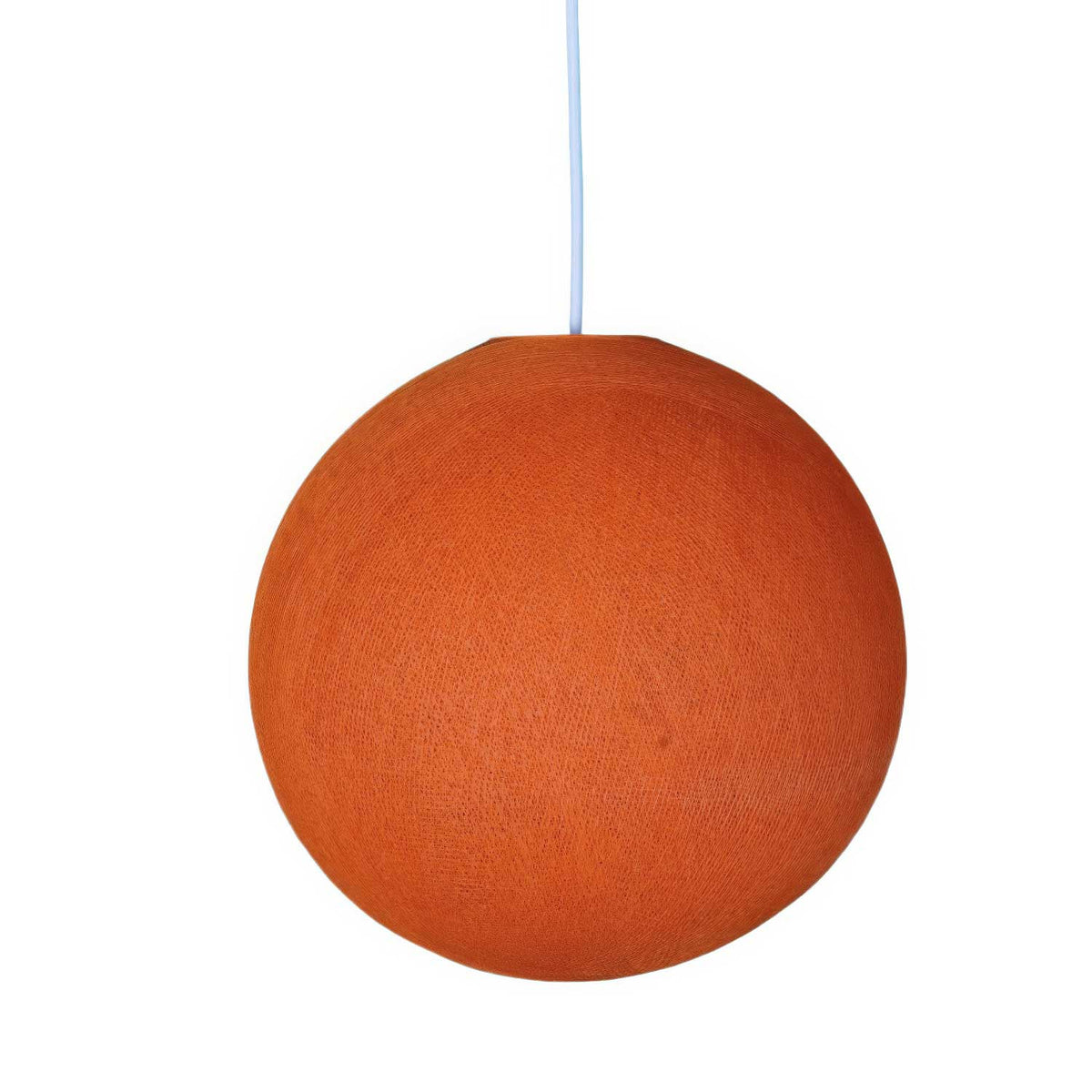 Paralume Sfera in filo 100% fatto a mano - Poliestere Arancione