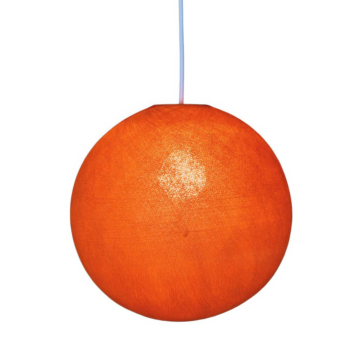 Paralume Sfera in filo 100% fatto a mano - Poliestere Arancione