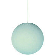 Paralume Sfera in filo 100% fatto a mano - Poliestere Azzurro polvere