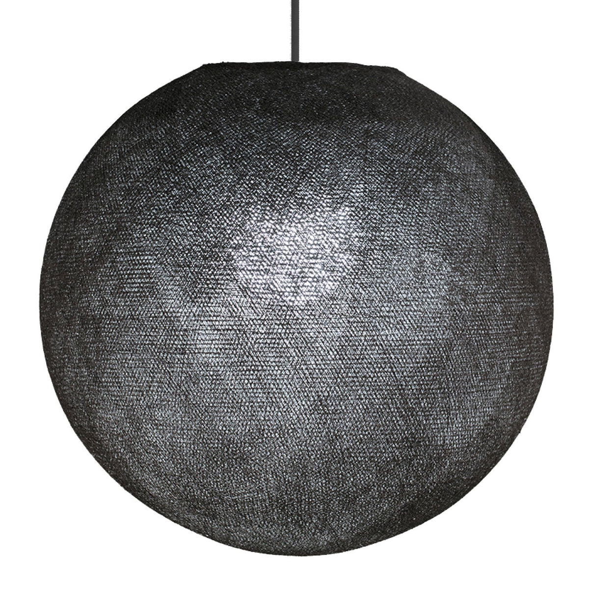 Paralume Sfera Light in filo fatto a mano - Poliestere Grigio antracite