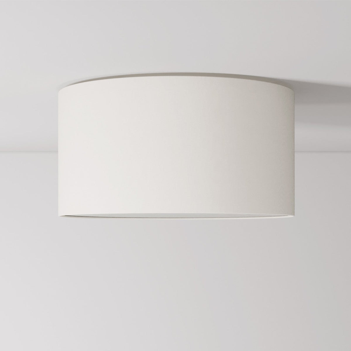 Plafoniera in tessuto Medium Arenal sabbia - Made in Italy