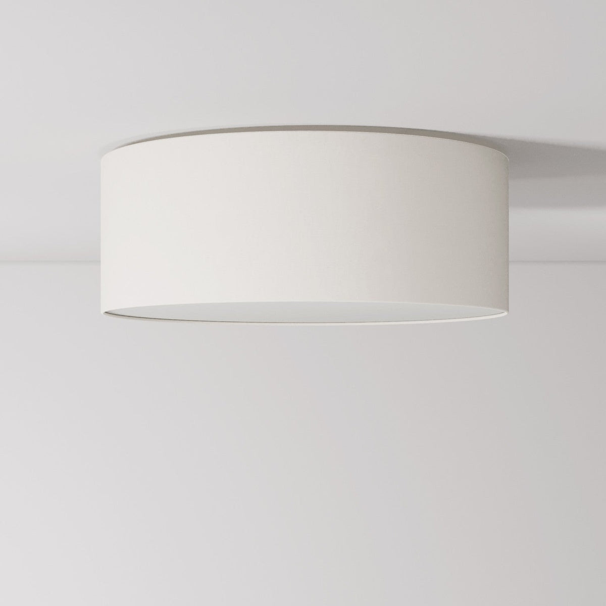 Plafoniera in tessuto Medium Slim - Made in Italy- Arenal Sabbia