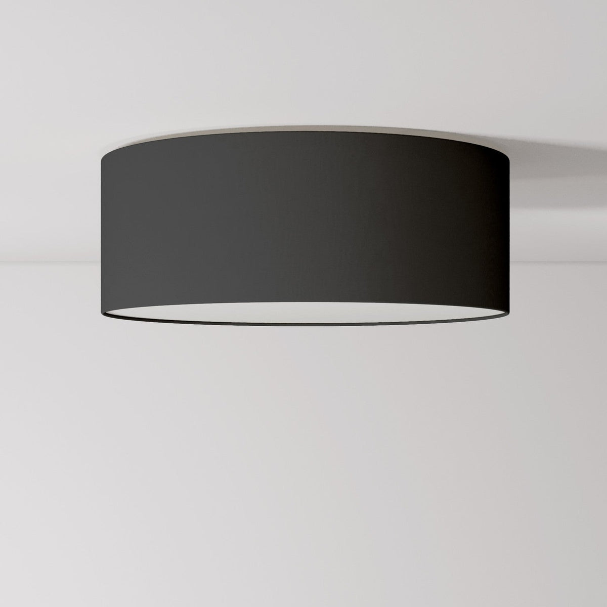 Plafoniera in tessuto Medium Slim - Made in Italy - Teletta Antracite
