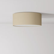 Plafoniera in tessuto Small Arenal tortora - Made in Italy