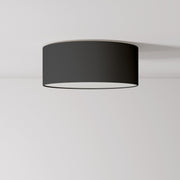 Plafoniera in tessuto Small Teletta antracite - Made in Italy