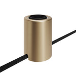 Portalampada E27 Spostaluce in metallo da parete o soffitto - Bronzo satinato