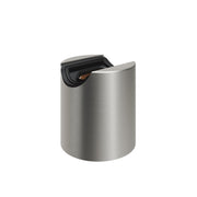 Portalampada S14d in metallo da parete o soffitto - Titanio satinato