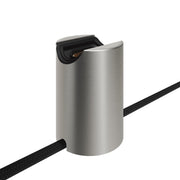 Portalampada S14d Spostaluce in metallo da parete o soffitto - Titanio satinato