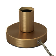 Posaluce - Lampada da tavolo in metallo - Bronzo satinato