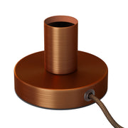 Posaluce - Lampada da tavolo in metallo - Rame satinato