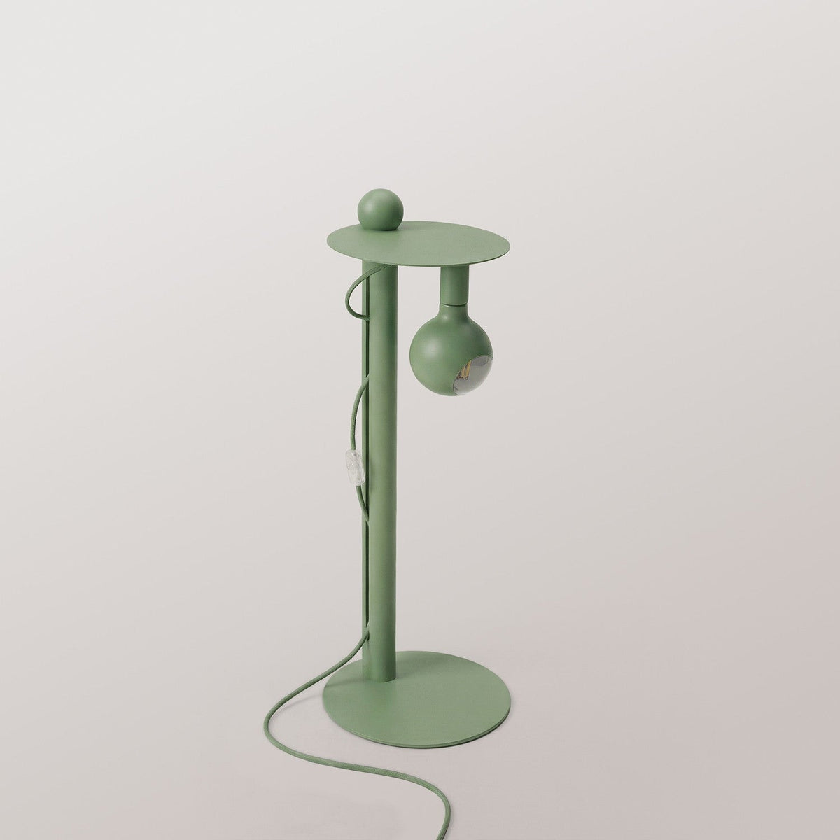 Rocco - Lampada da terra con lampadina Camo - Verde