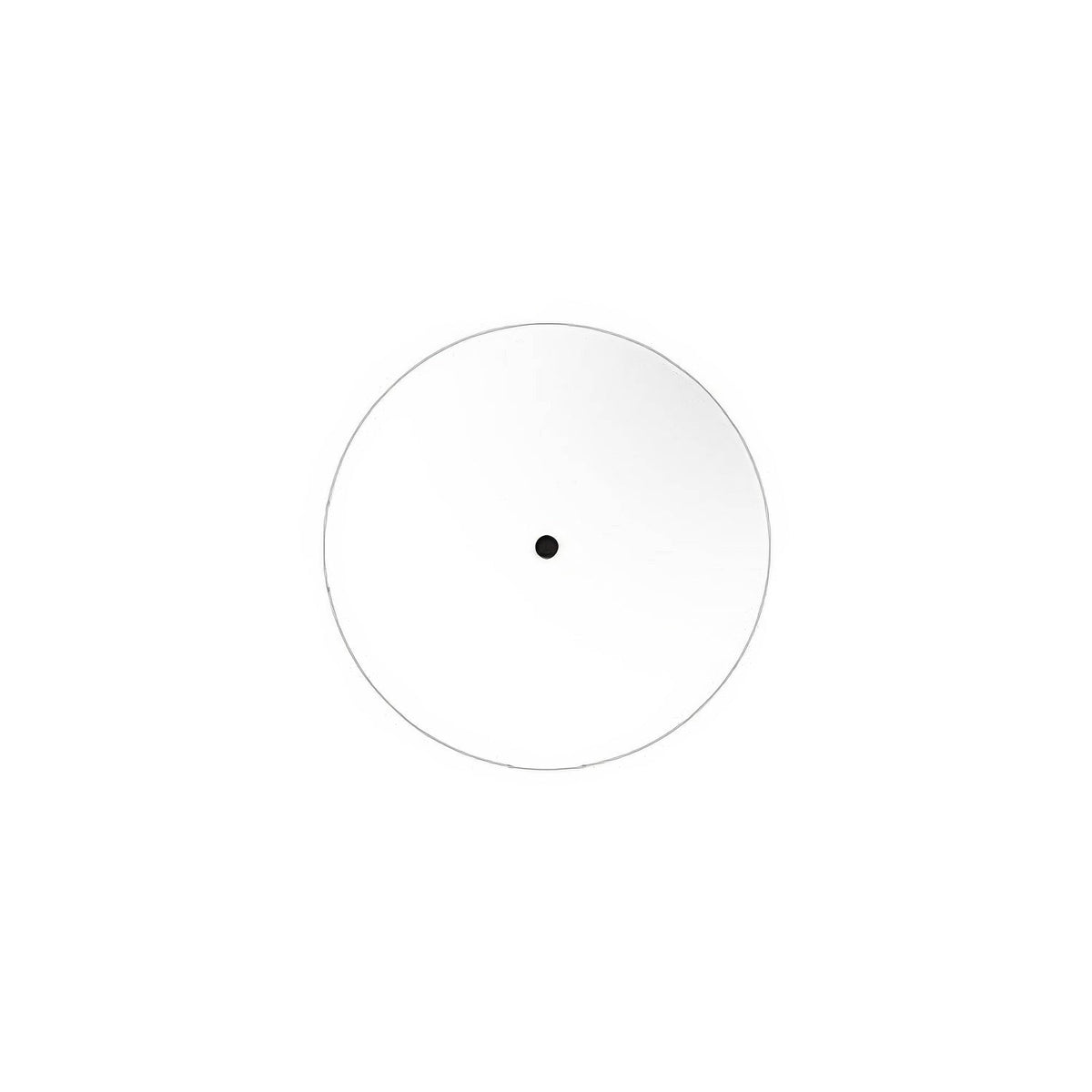 Rosone Rose-One rotondo, diametro 200 mm con 1 foro e 4 fori laterali - Bianco opaco Bianco
