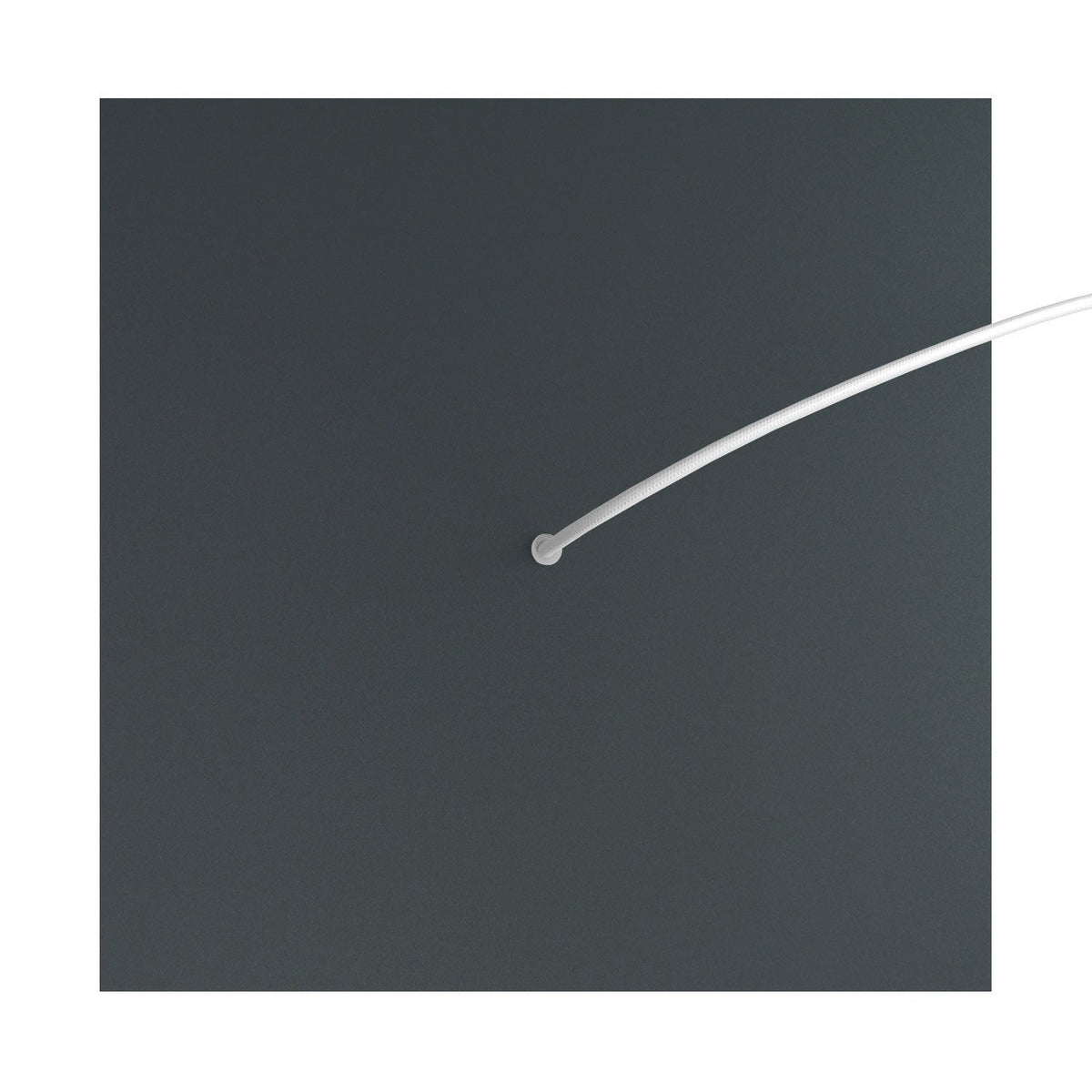 Rosone XXL Rose-One quadrato, 400 mm con 1 foro e 4 fori laterali - Antracite Bianco
