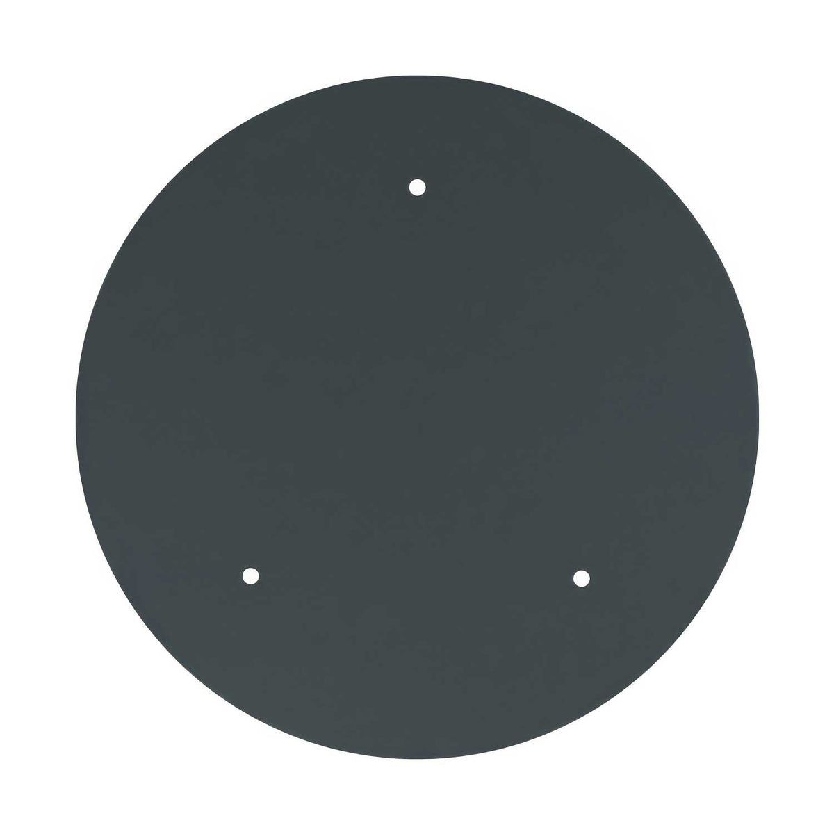 Rosone XXL Rose-One rotondo, diametro 400 mm con 3 fori e 4 fori laterali - Antracite Bianco