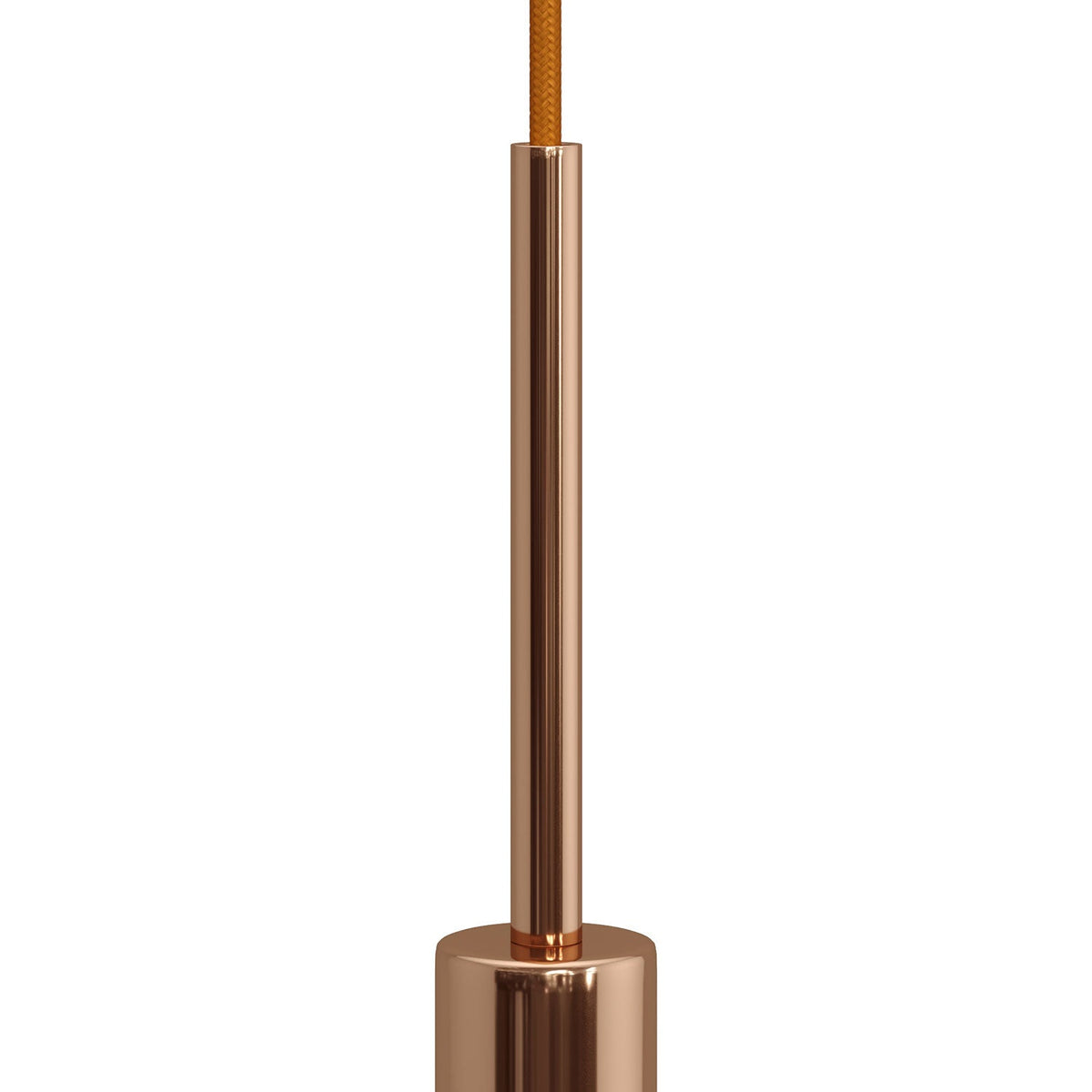 Serracavo cilindrico in metallo lunghezza 15 cm completo di tige, dado e rondella - Rame