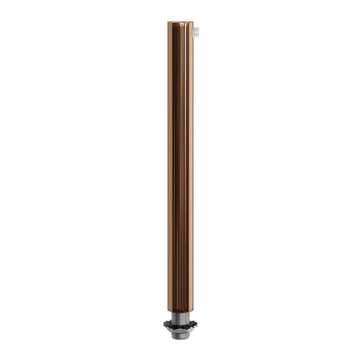 Serracavo cilindrico in metallo lunghezza 15 cm completo di tige, dado e rondella - Rame