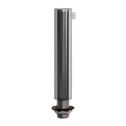 Serracavo cilindrico in metallo lunghezza 7 cm completo di tige, dado e rondella - Cromo
