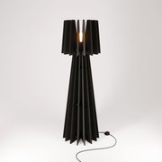SHHINE lampada da terra in materiale fonoassorbente - Nero melange