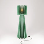 SHHINE lampada da terra in materiale fonoassorbente - Verde melange